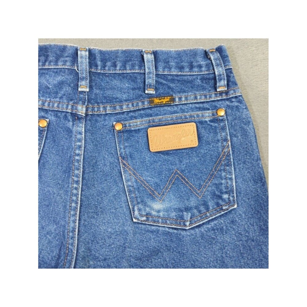 Wrangler Jeans Men's 32x32 Fits 30x30 Blue 936DEN Cowboy Cut Slim Fit Western